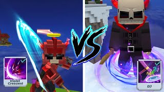 Sword Effect VS FootSprint in BedWars! (Blockman Go)