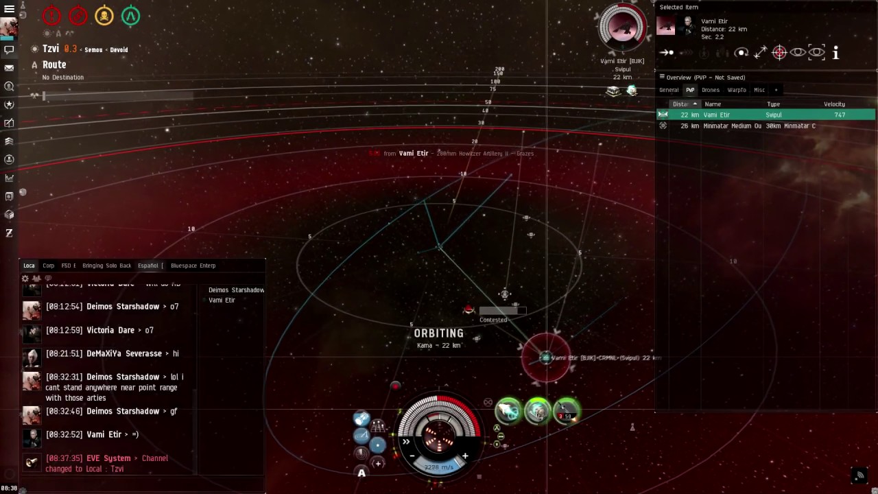 EVE Online Solo PVP Kite Hookbill 5 YouTube
