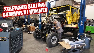 STRETCHED SEATING CUMMINS H1 HUMMER Hummer H1 Rear Bench Seat