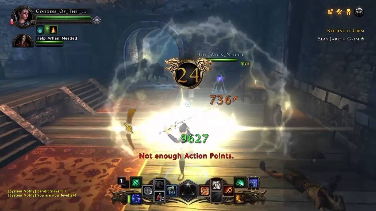 Keeping it Grim Quest + Jareth Grim [Boss] - Neverwinter  - PS4