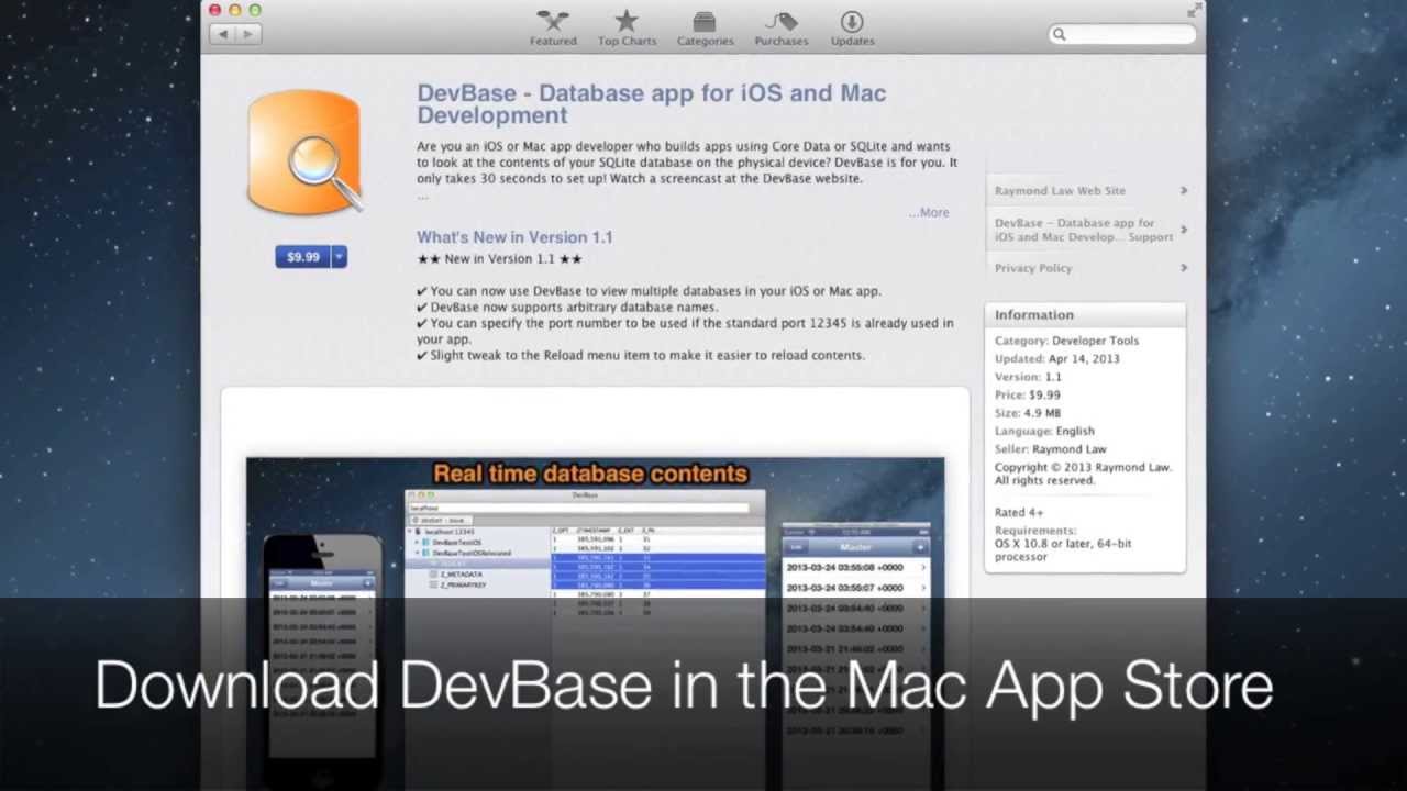 How to inspect SQLite database on an iOS device - YouTube
