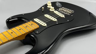 Fender David Gilmour Signature Black Strat NOS Unboxing and Tone Test Demo