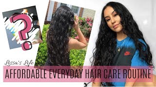 My UPDATED AFFORDABLE Everyday Wavy Curly Hair Routine | Long Hair
