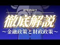 初学者向け【徹底解説】金融政策と財政政策