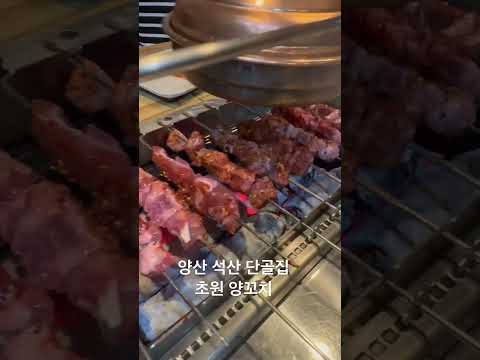 양산 석산 초원 양꼬치 #mukbang #먹방브이로그 #food #양산석산 #양산석산맛집