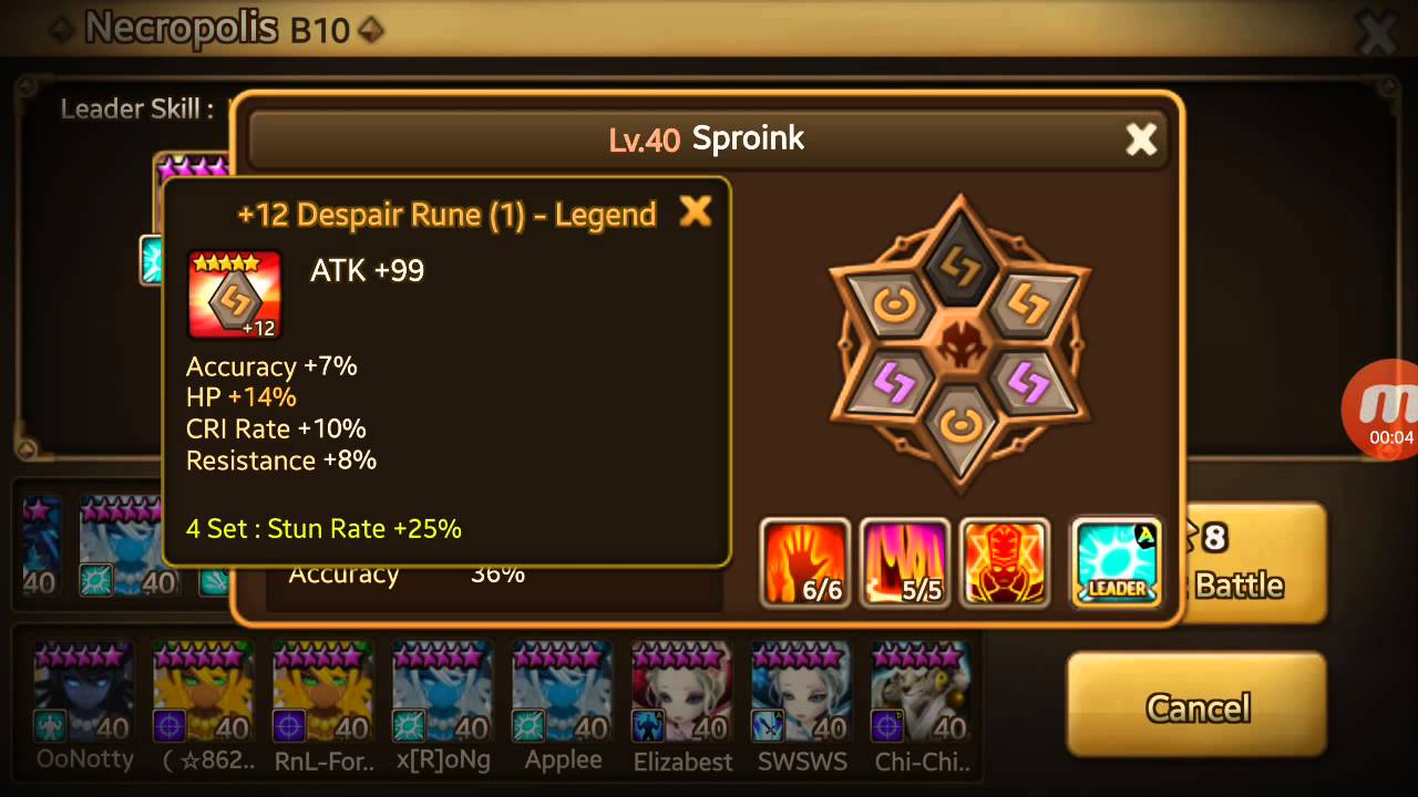 Nb10 with Fire Lich and Water Hellhound 3min