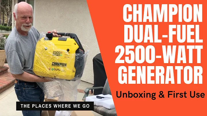Power up anywhere with the Champion 2500 Watt Dual Fuel Portable Inverter Generator