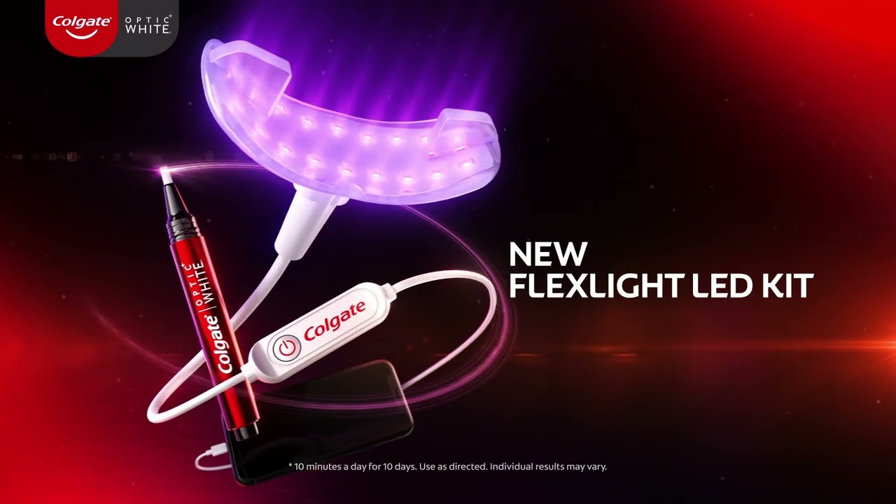 日本未発売【Colgate】OPTIC WHITE Flexlight LED