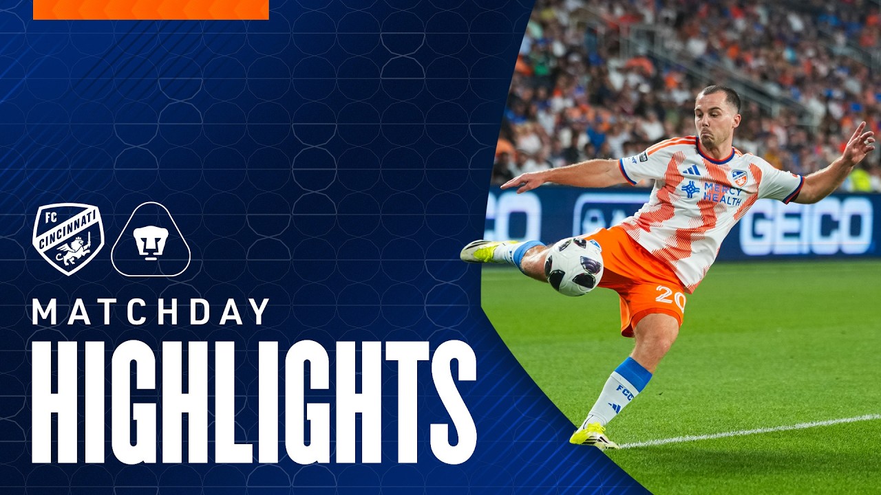 HIGHLIGHTS: FC Cincinnati vs Pumas UNAM | August 7, 2026