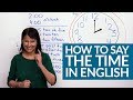 How to say the time in English