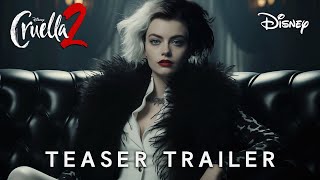 Cruella 2 (2025) | TEASER TRAILER | Disney \& Emma Stone (4K) | cruella 2 trailer