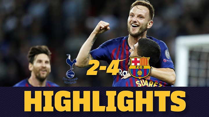 TOTTENHAM 2-4 BARÇA | Match highlights