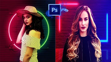 Dual Lighting Effect with Just 2 Layers in Photoshop!