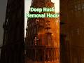 Deep Rust Removal || Evapo-Rust, Old Building restoration Hack that actually work 🏎️✨ #shorts