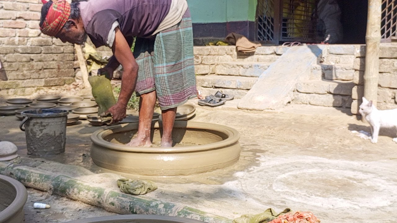 Pottery Factory | Modern Pottery Clay Work By Men |  Perfect usable Making #kumarartbd
