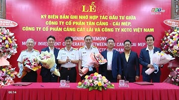 Hợp tác đầu tư giữa Công ty CP Tân Cảng– Cái Mép, Công ty CP Cảng Cát Lái và Công ty KCTC Việt Nam