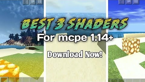 BEST 3 SHADERS FOR MCPE! (1.14+) | MINECRAFT BEDROCK