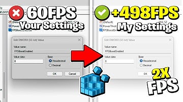 I Tried Best Windows Registry Settings to BOOST FPS in All Games! (Windows Optimization Guide)