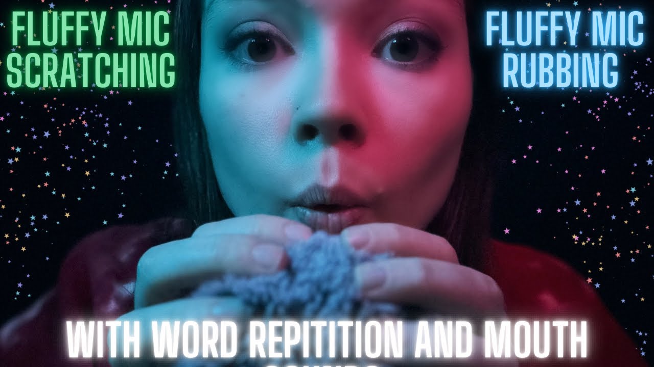 ASMR Mic Scratching and Rubbing on the Fluffy Mic With Close-Up ...