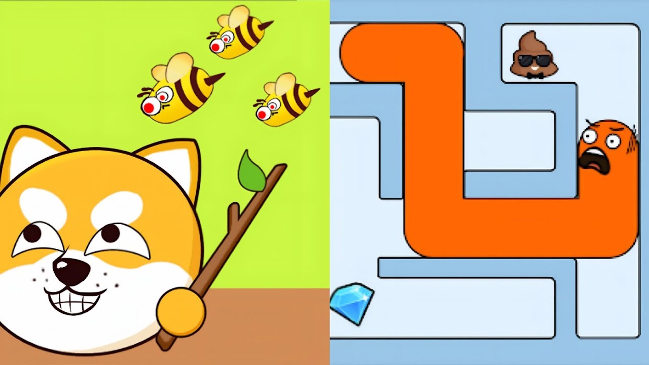 Dog Draw Vs Pet Me Maze - Up To Max Level SpeedRun Gameplay 