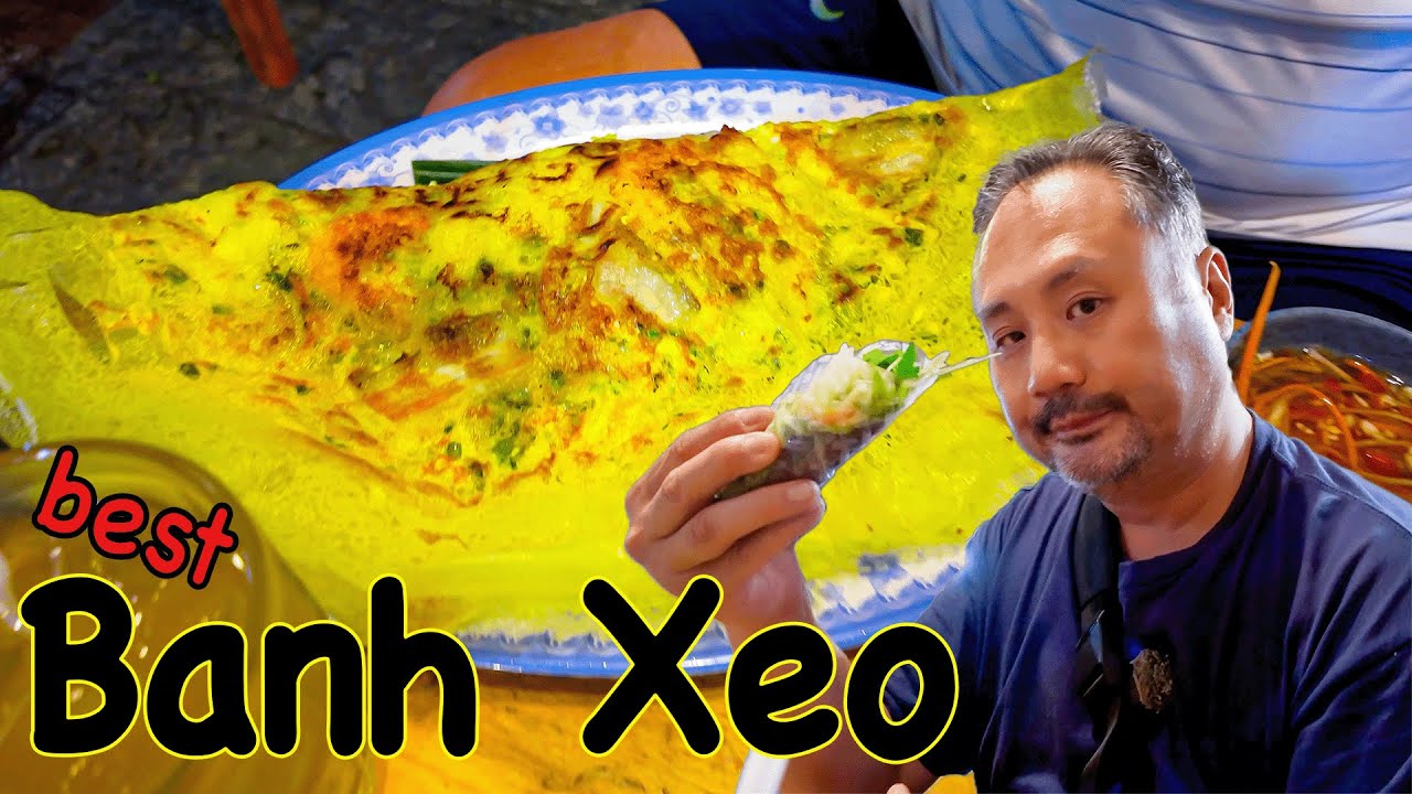 My Favorite Banh Xeo Spot in Saigon Vietnam