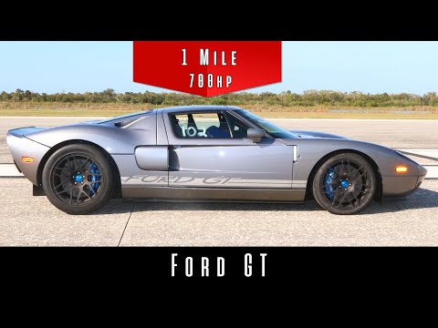 2006 Ford GT (Standing Mile Top Speed Test)