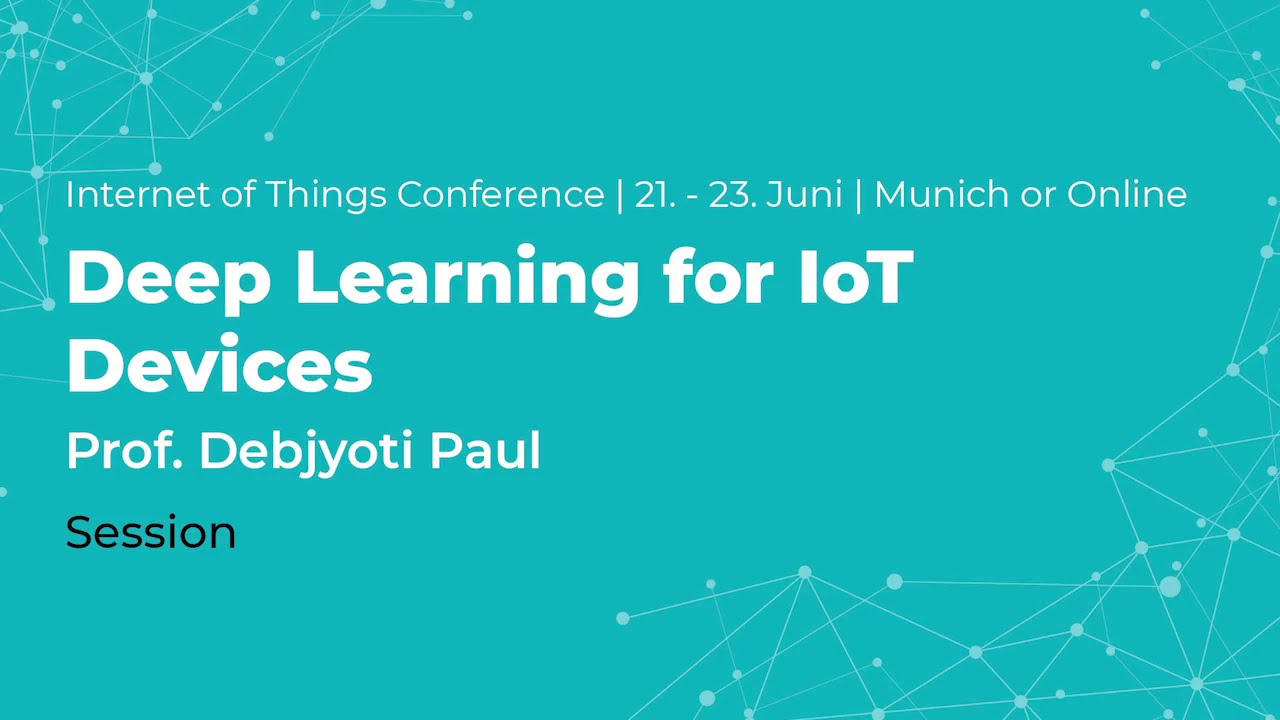 Deep Learning for IoT Devices - YouTube