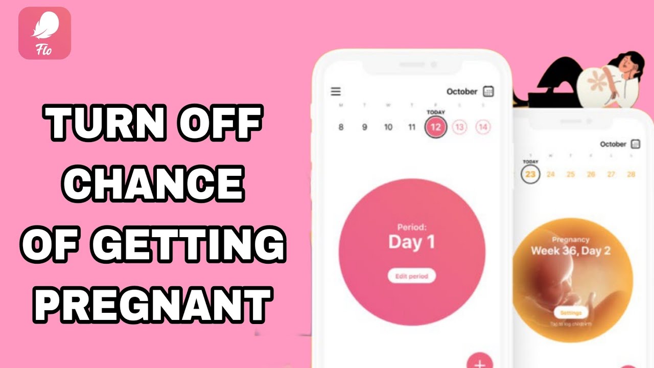 How To Turn Off Change Of Getting Pregnant On Flo App - YouTube