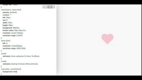 How to Create Beating Heart Animation by using Pure  CSS and HTML - MR-CODE 2020