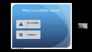 Finding and Evaluating Sources