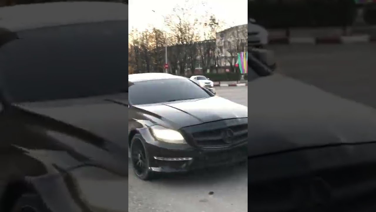 Мерседес слс черный