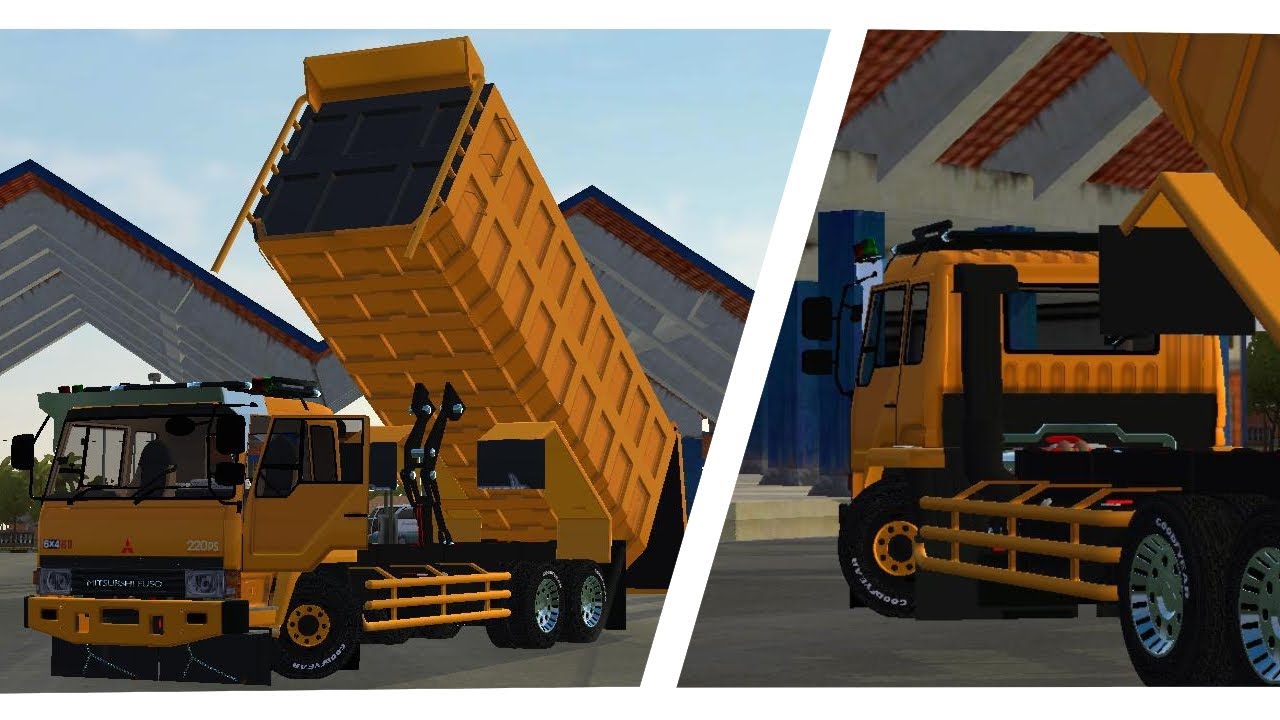 SHARE LIVERY FUSO FIGHTER DUMP || fuso fighter dump
