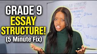 How to Structure a Grade 9 Literature Essay