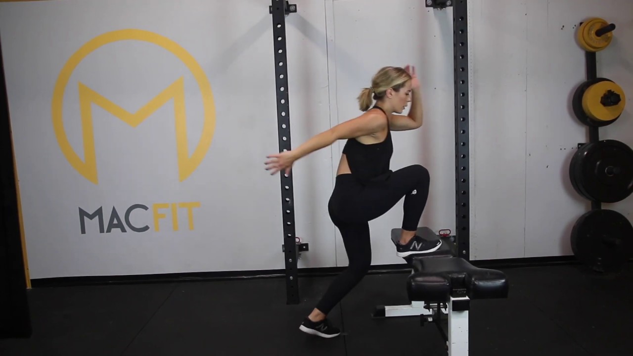 Bodyweight Step Up Jumps YouTube