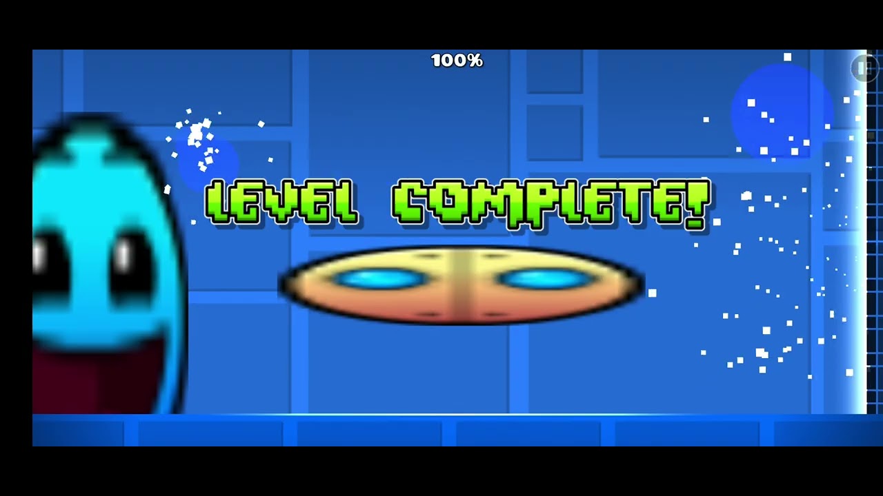 playing geometry dash recent tab - YouTube