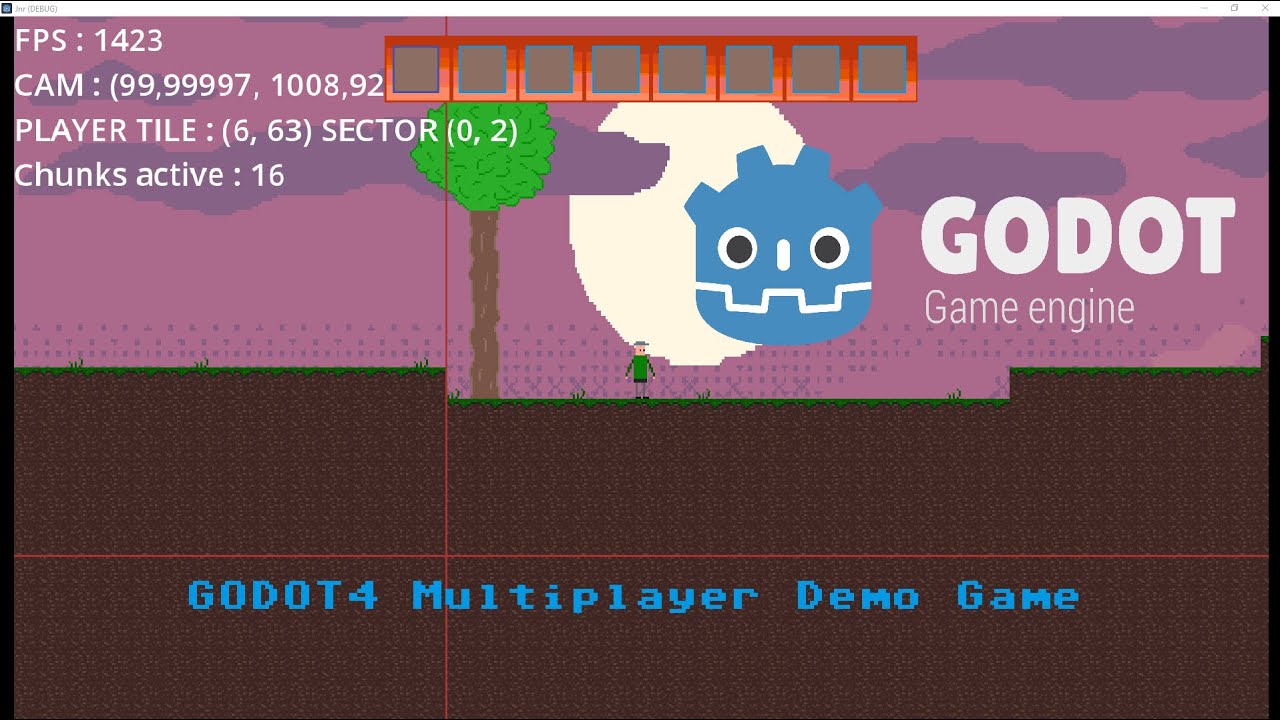 Godot 4 Beta 9 Simple Network Game Demo - YouTube