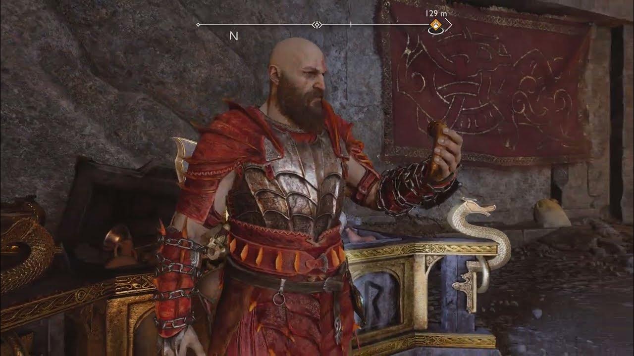 HOW TO Open Nornir Chest at RAIDER HIDEOUT in MIDGARD (God of War