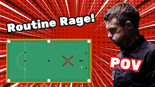 Is this Snooker's hardest practice routine? The X with POV