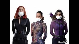 Black Widow, Wasp And Kate Bishop Bound And Gagged
