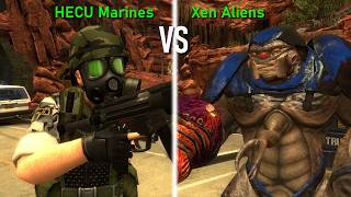 HECU Marines vs Xen Aliens - Garry's Mod NPC War | Featuring SNPCs from an upcoming mod! HECU Marines vs Xen Aliens - Garry's Mod NPC War | Featuring SNPCs from an upcoming mod!