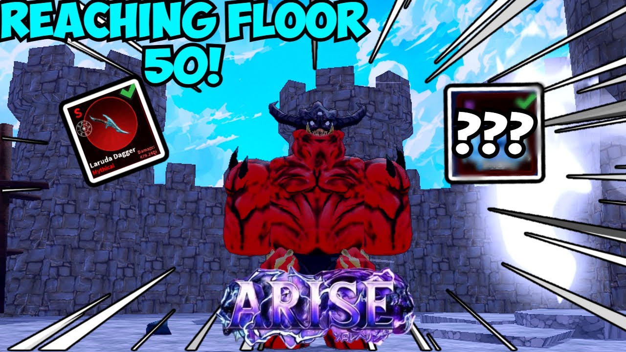 I Became AWAKENED In The New Arise Crossover Update and Reach Floor 50!