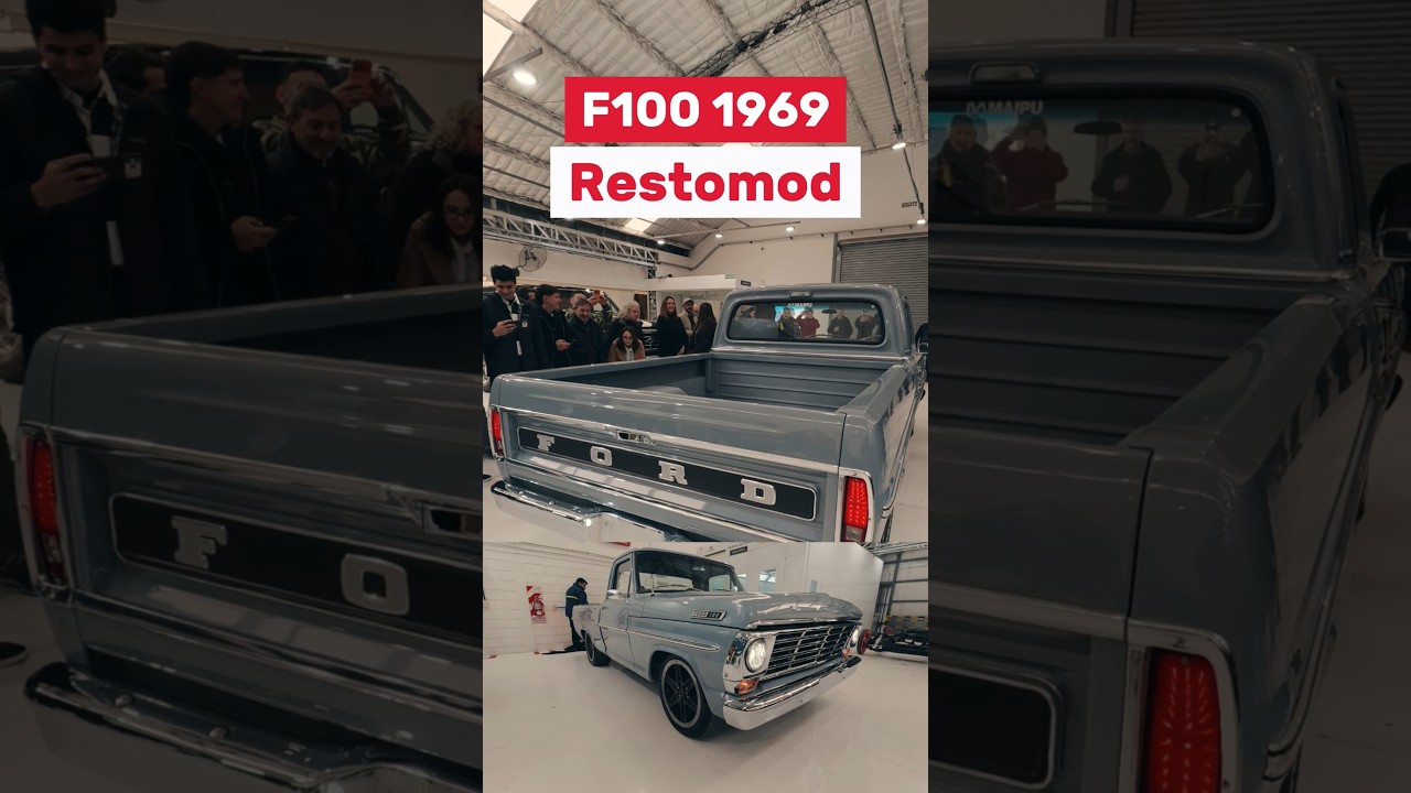 F100 de 1969 con motor coyote v8 #autos #trucks #ford #f100 #trucks