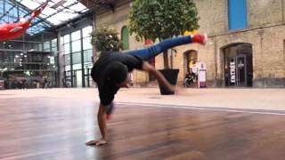 Flare breakdance slow motion