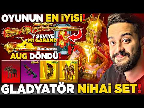 OYUNUN EN İYİ NİHAİ SETİ GELDİ! 7 SEVİYE M1 ve EFSANE AUG GERİ DÖNDÜ! PUBG Mobile