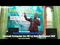 Kocak ceramah peringatan isra miraj ustadz ramadhan india di masjid arrahman