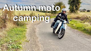 Honda Supercub C125 South Downs Budget Moto Camping