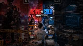 Active vs Cold crime scene😱 part 5 #crimescene #crimesceneinvestigation #forensicscience #forensics