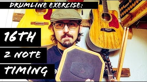 Drumline exercise: 16th 2 note timing