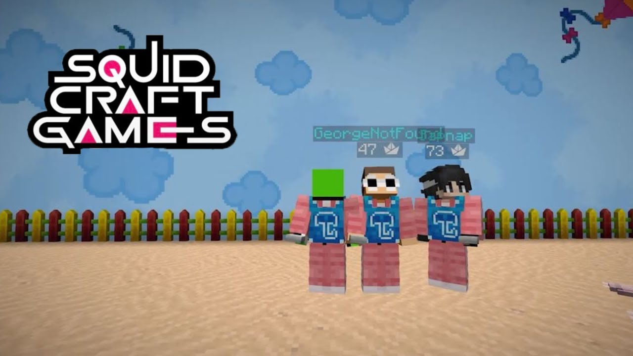 DREAM PLAYS MINECRAFT SQUID GAME