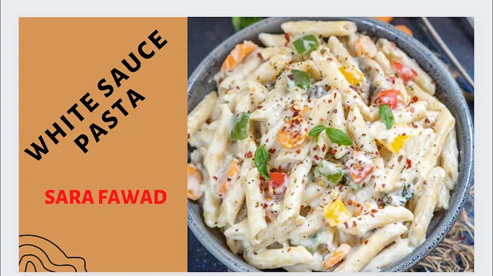 Easy white sauce pasta recepie/homemade yummy pasta